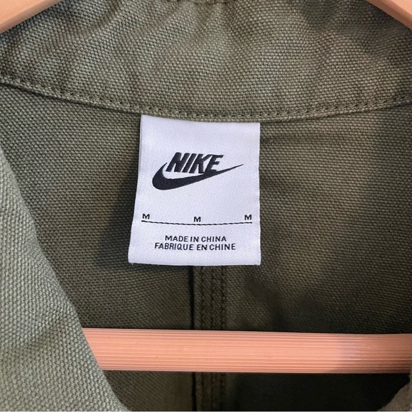 Nike Unlined Chore Coat Cotton Green Size Medium - Picture 14 of 16